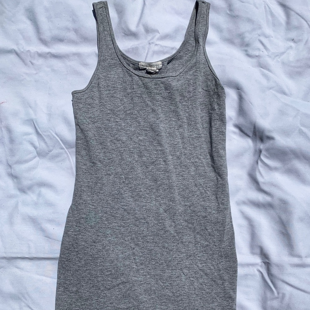 Gray Bodycon Forever 21 Dress